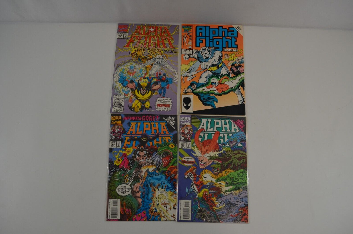 Alpha Flight #1-124 LOT Incomplete Run Annual Special #1 Marvel Comics VF to NM-