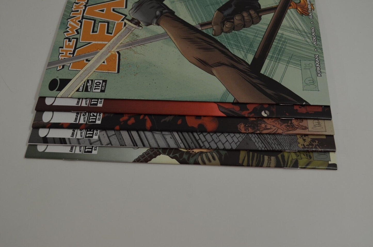 Walking Dead #110-114 (Image, 2013) Lot of 5 Comic Books Average NM- 9.2