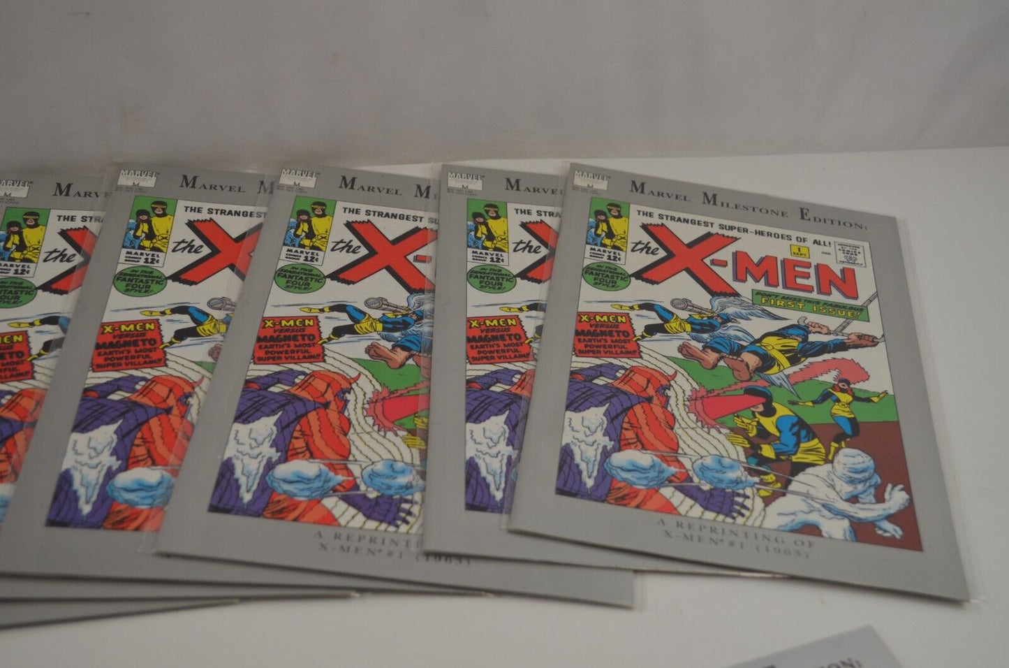 Marvel Milestone Edition Comic Lot Xmen Amazing Spiderman Fantastic Four 1 VF