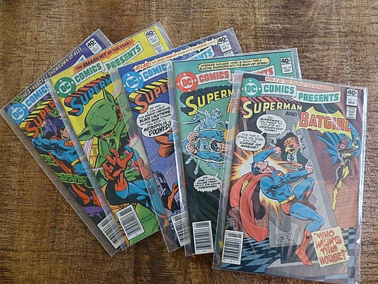 DC Comics Presents #14 15 16 17 19 (1979-1980, DC) Superman Superboy VF