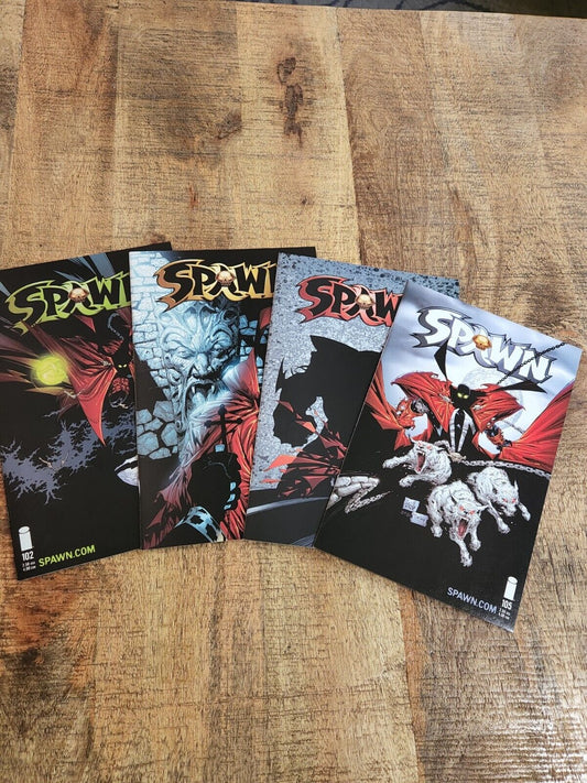 Spawn #102 103 104 105 Cautionary Tales Pt 1 2 3 Image Comics Lot of 4 VF/NM 9.0