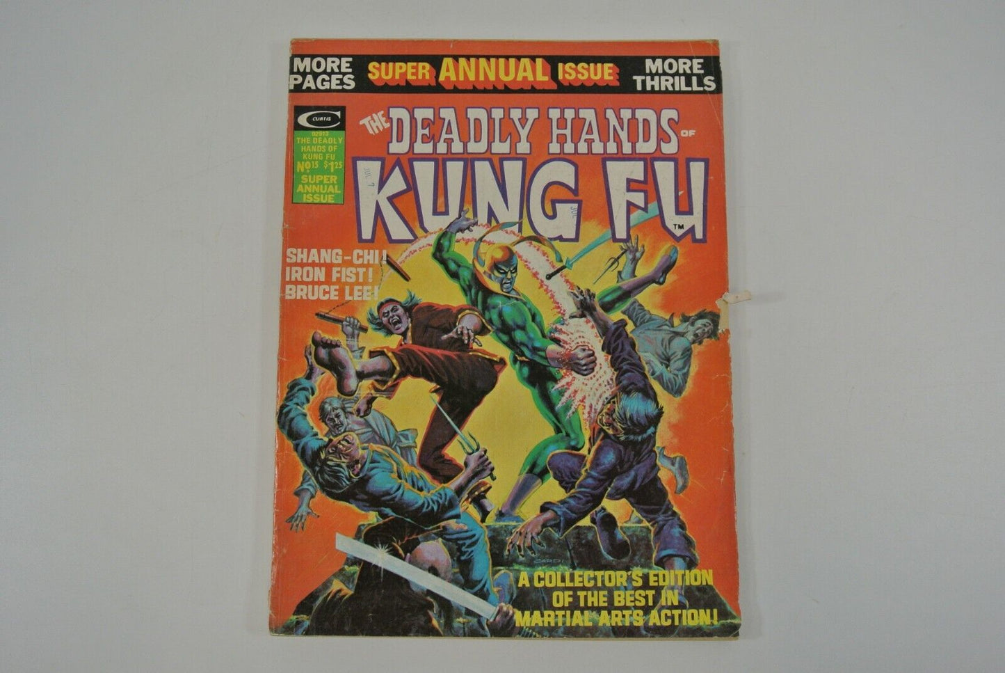 Deadly Hands of Kung Fu Magazine #14 15 Bruce Lee Shang Chi Curtis 1975 LOT