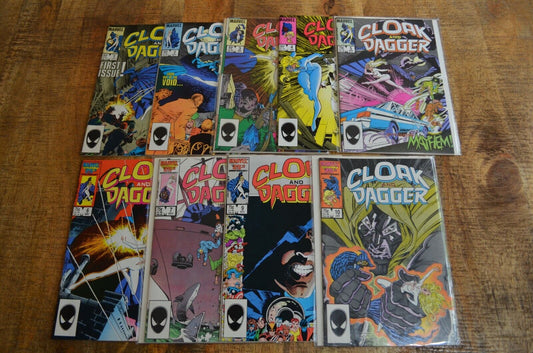 Cloak and Dagger #1-7 9 10 Marvel Comic Book Doctor Doom App Lot of 9 NM 9.2