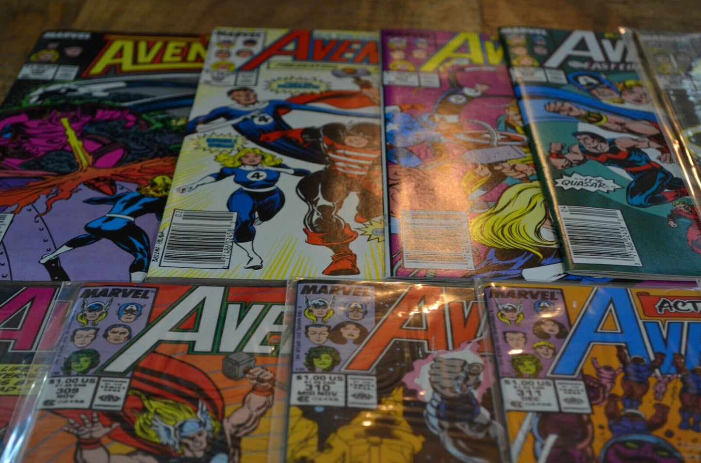 Avengers #299-303 305-314 Marvel Comic Book Lot of 15 NM 9.2 Newsstand Ed