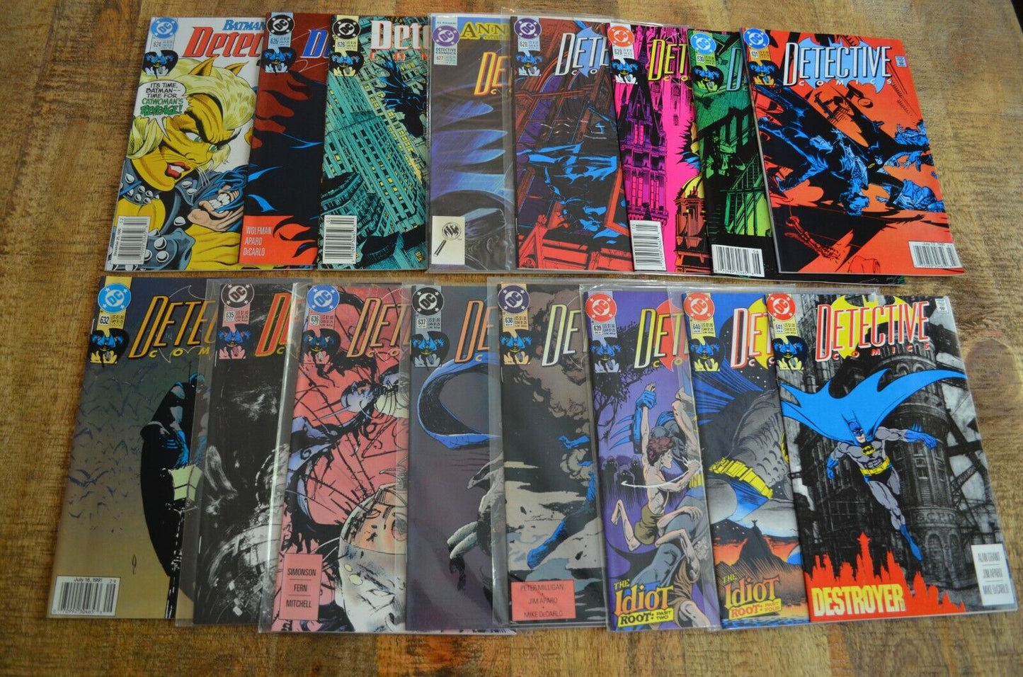 Detective Comics #624-632 636-641 Lot of 16 Batman DC Comics NM 9.2