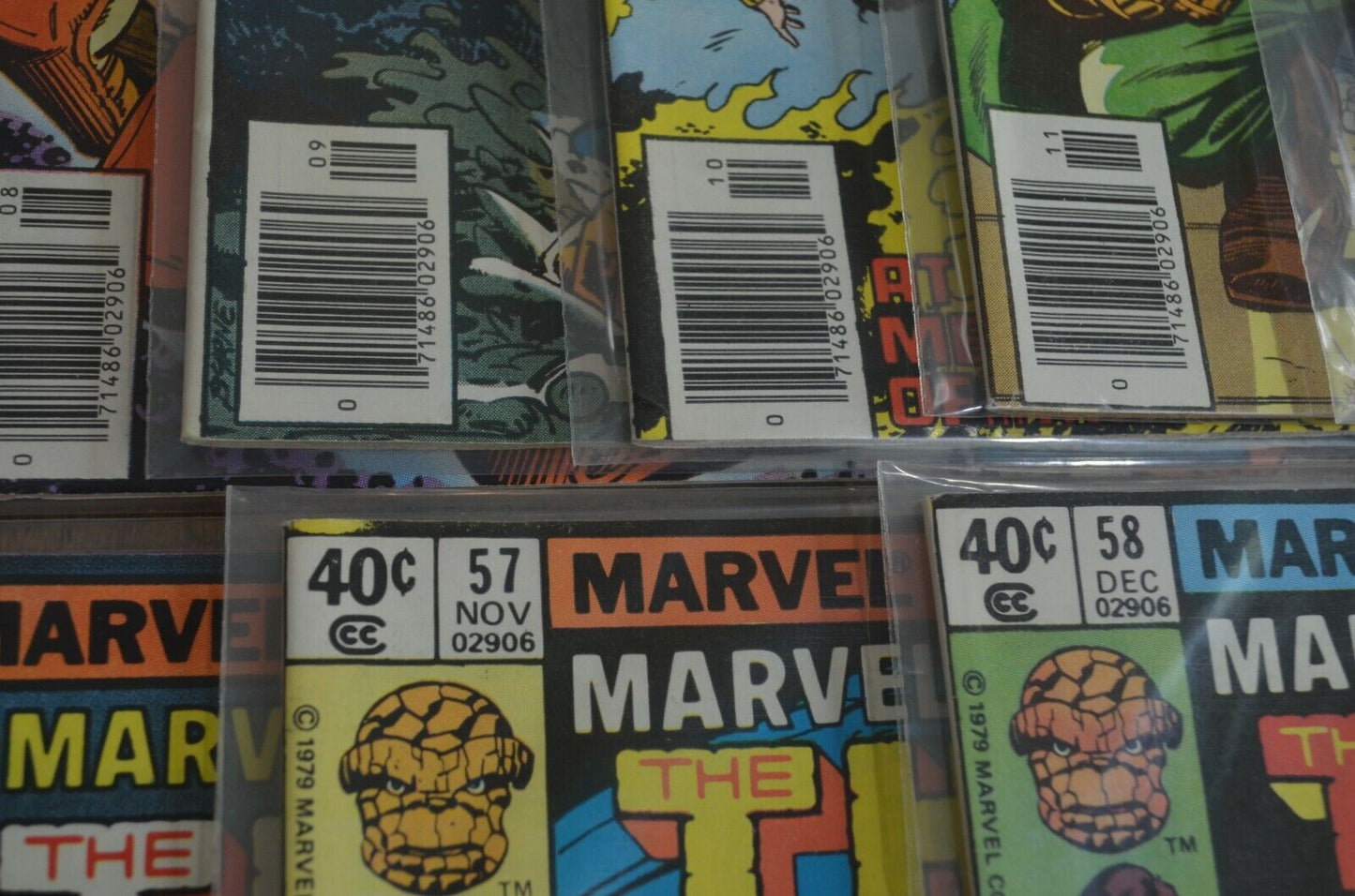 Marvel Two in One #38-51 53 55-60 Comic Book Lot of 21 Newsstand Thing Vision