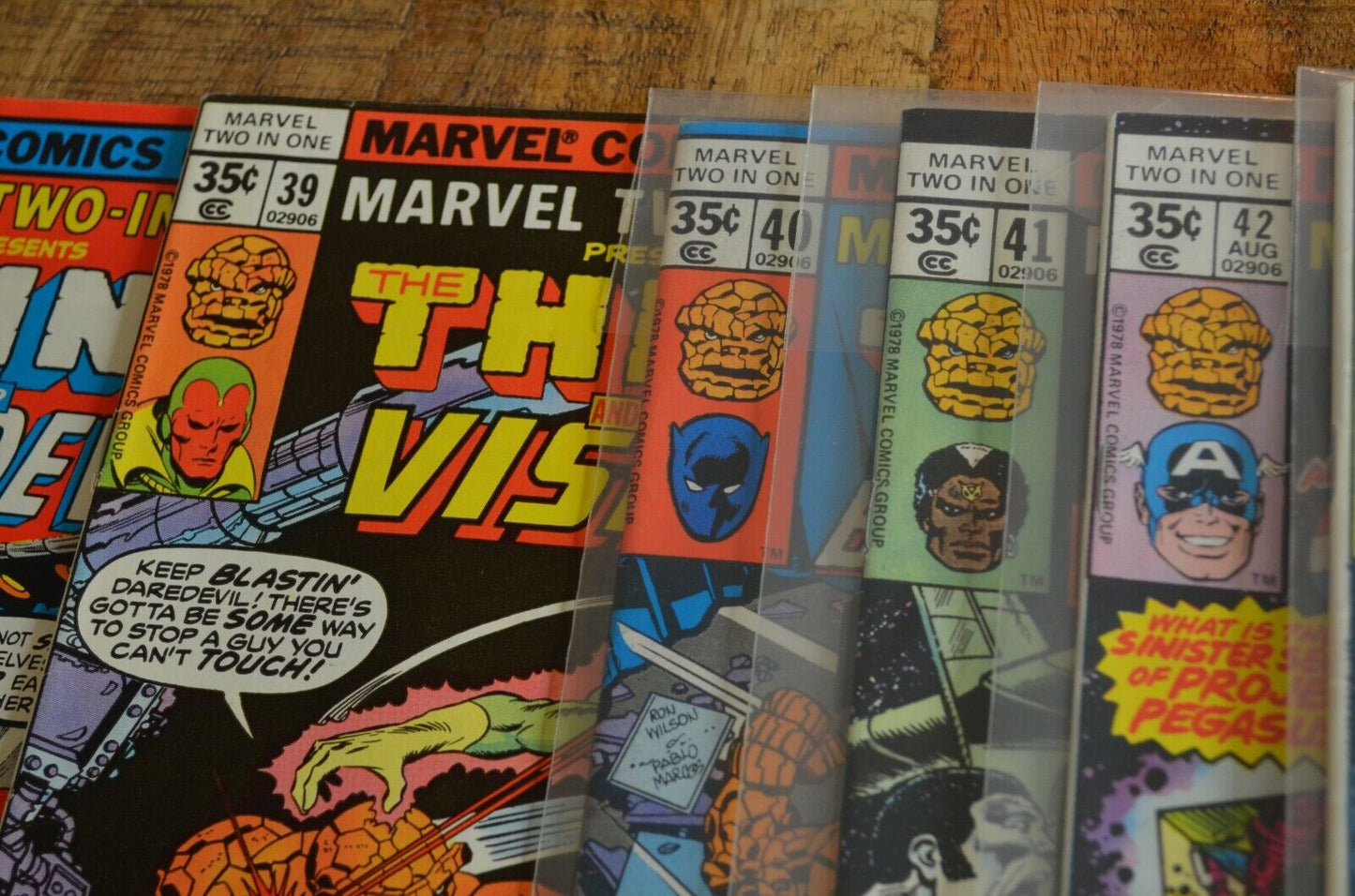 Marvel Two in One #38-51 53 55-60 Comic Book Lot of 21 Newsstand Thing Vision