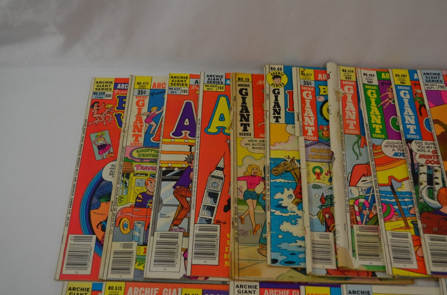Archie Giant Series Betty Veronica Spectacular Christmas Bronze Age Comics LOT