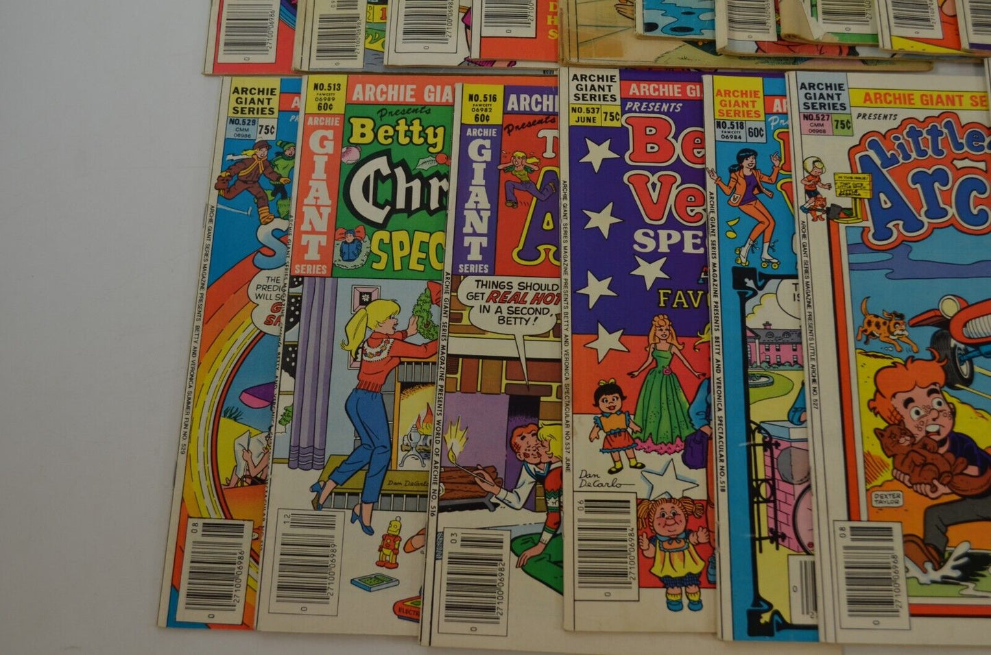 Archie Giant Series Betty Veronica Spectacular Christmas Bronze Age Comics LOT