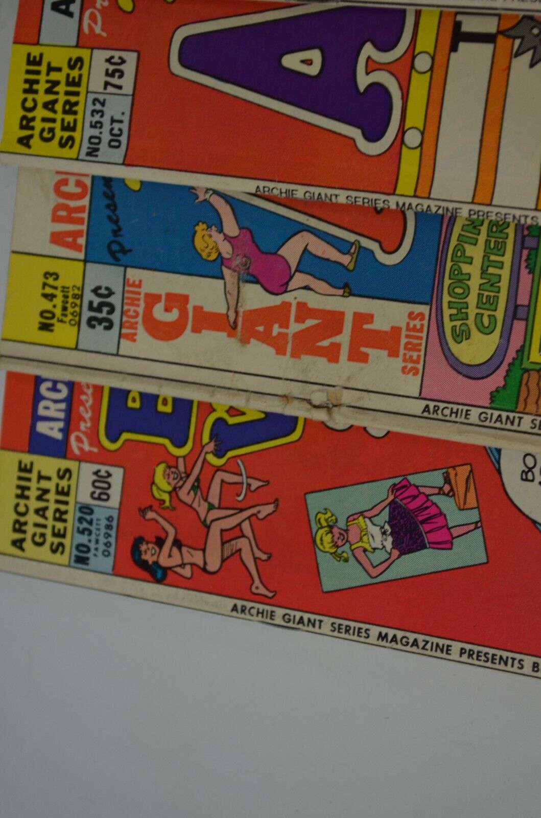 Archie Giant Series Betty Veronica Spectacular Christmas Bronze Age Comics LOT