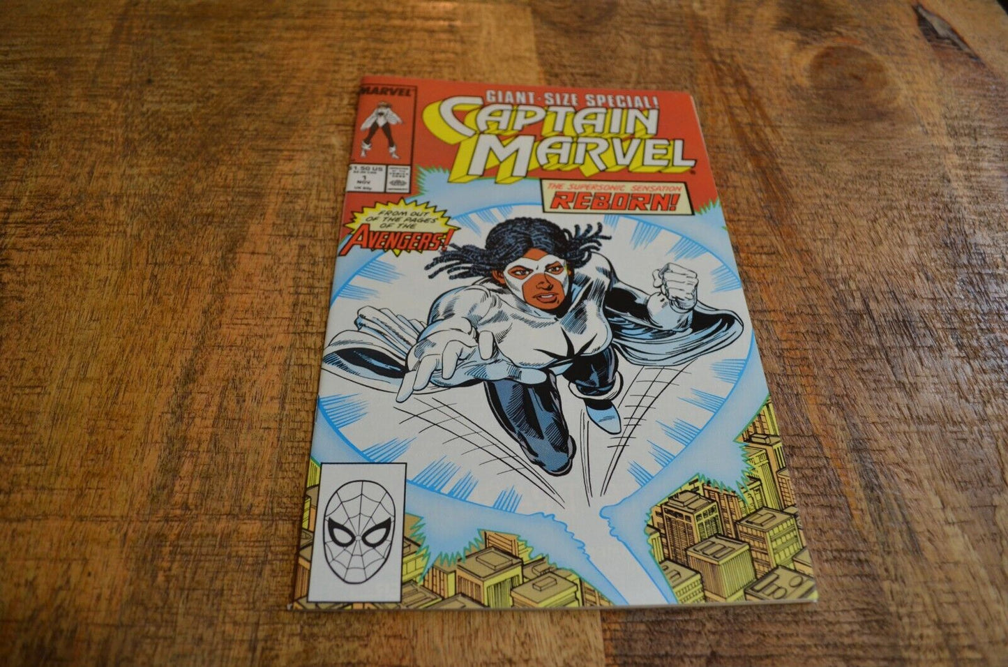 Captain Marvel #1 1989 Giant Size Special Comic Book Powderkeg 1st App NM 9.2