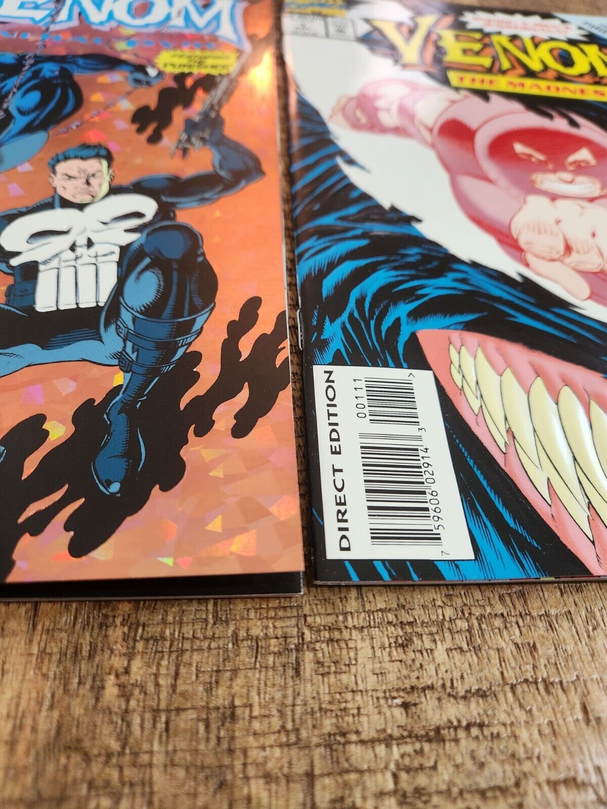 Venom: The Madness / Funeral Pyre #1 1993 Marvel Comic Book Lot of 2 NM- 9.2