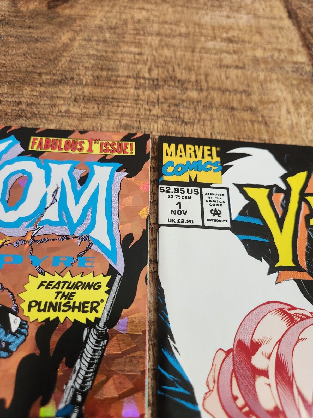 Venom: The Madness / Funeral Pyre #1 1993 Marvel Comic Book Lot of 2 NM- 9.2