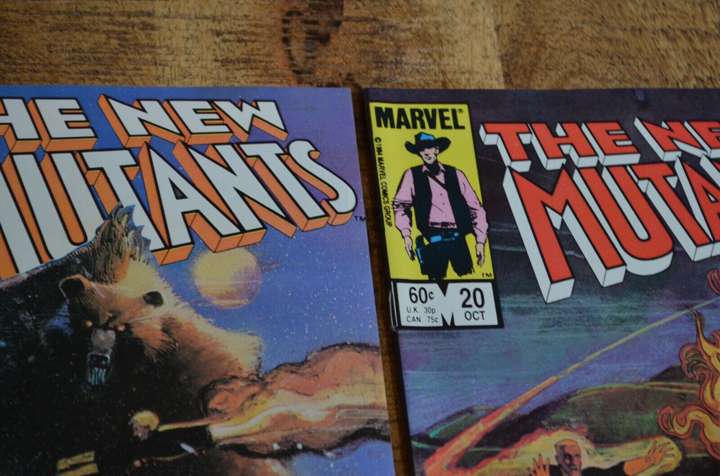 New Mutants #15 17 19-23 Marvel Comic Book Lot of 7 NM 9.2 incl 3 Canadian Price