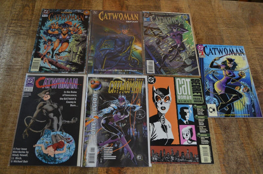 Catwoman Comic Book Annual 1 Million Secret Files DC Comics Lot of 7 VF to NM