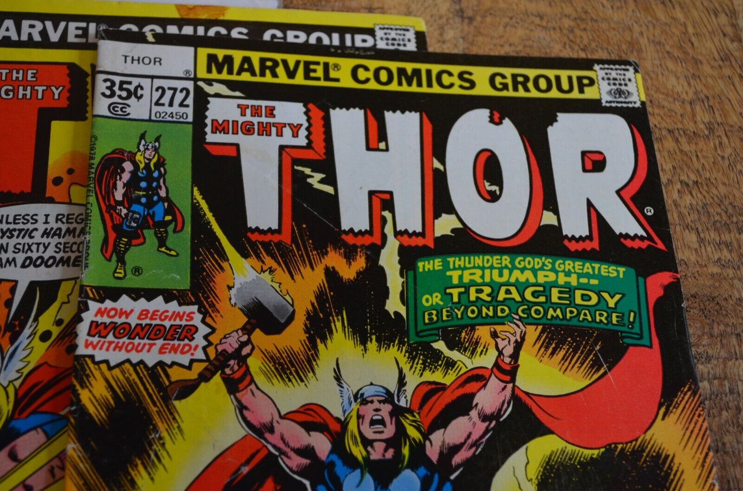 Thor #264 267-270 272 275 278-280 286 287 289 Marvel Comic Book Lot of 13 VF 7.5