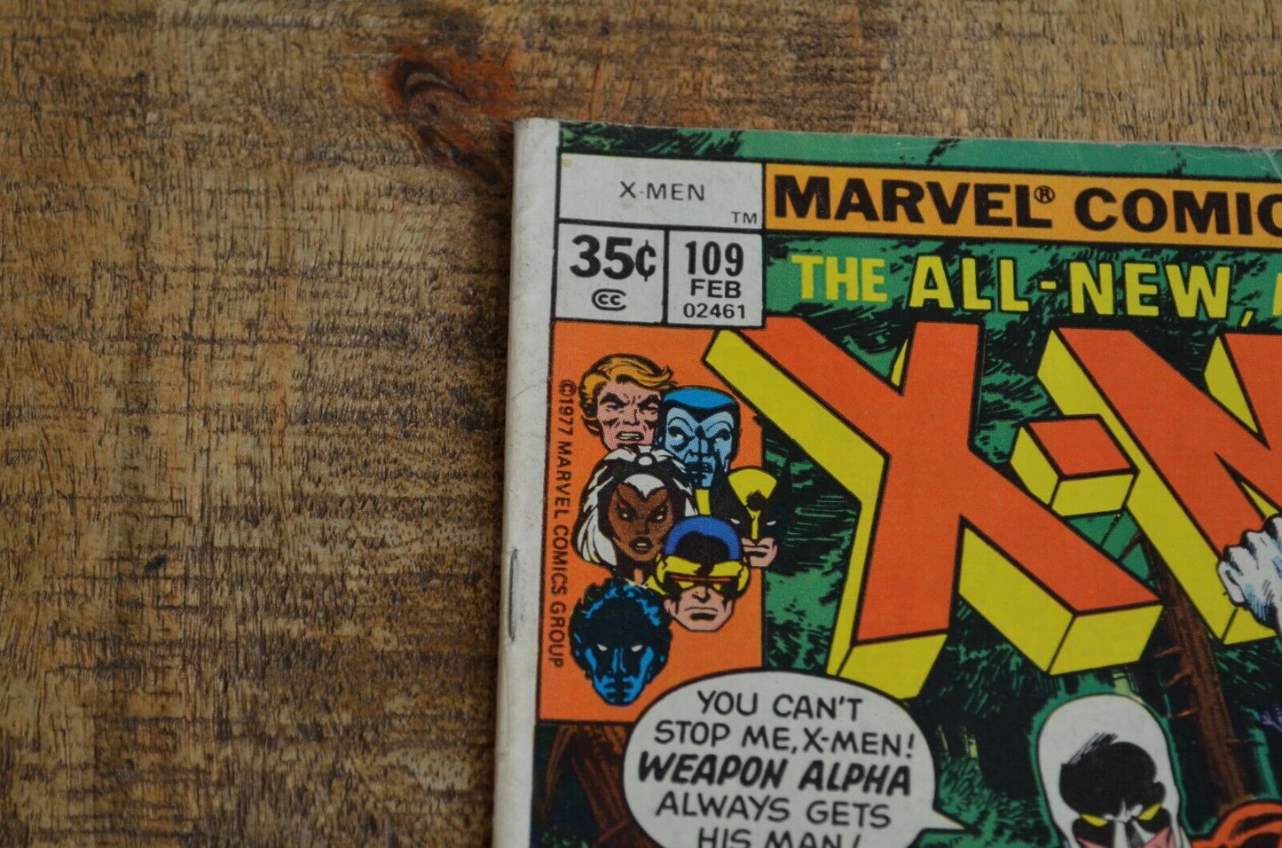 X-Men #109 Marvel Comic Book February 1978 Weapon Alpha First Appearance VG- 4.0