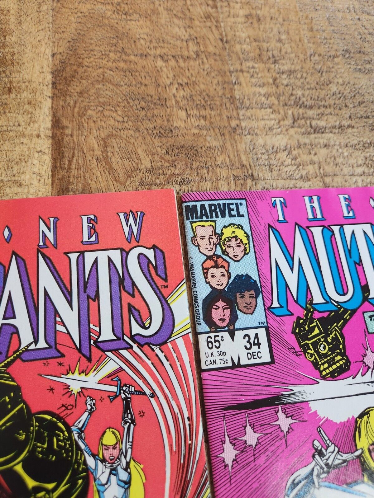 New Mutants #32 33 34 Signed Steve Leialoha No COA Marvel Comics Lot VF/NM 9.0