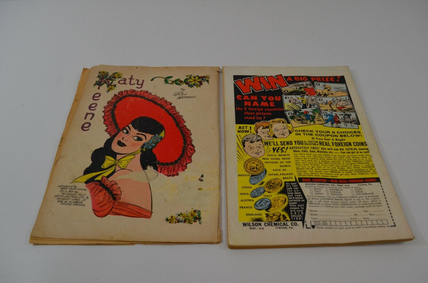 Katy Keene Fashion Book 17 Pinup Parade 8 Comics Low Grade 1950s Readers