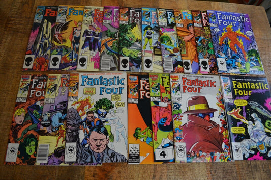 Fantastic Four #280-294 296 297 Marvel Comic Books 1985-1986 Lot of 17 NM 9.0