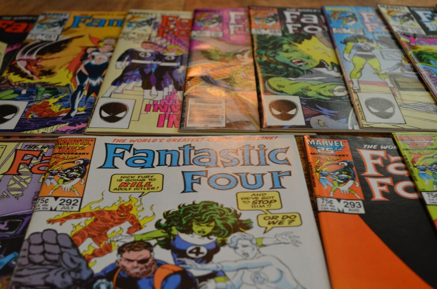 Fantastic Four #280-294 296 297 Marvel Comic Books 1985-1986 Lot of 17 NM 9.0