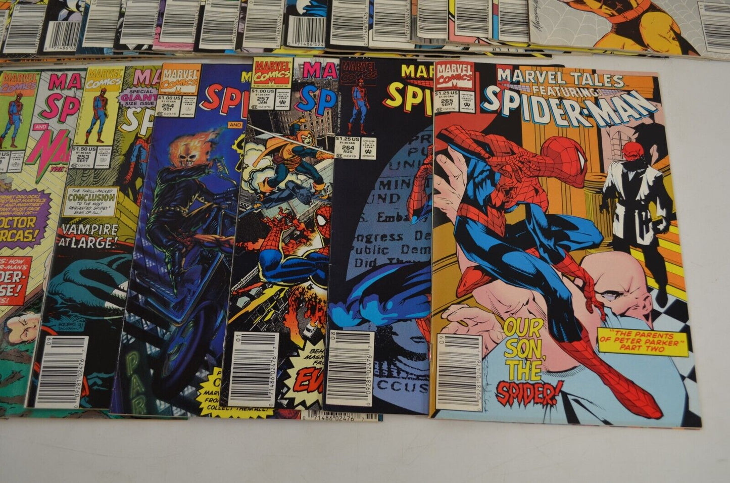 Marvel Tales #201-265 Incomplete Run 1980s Copper Age Spider-Man Comics Lot VF-
