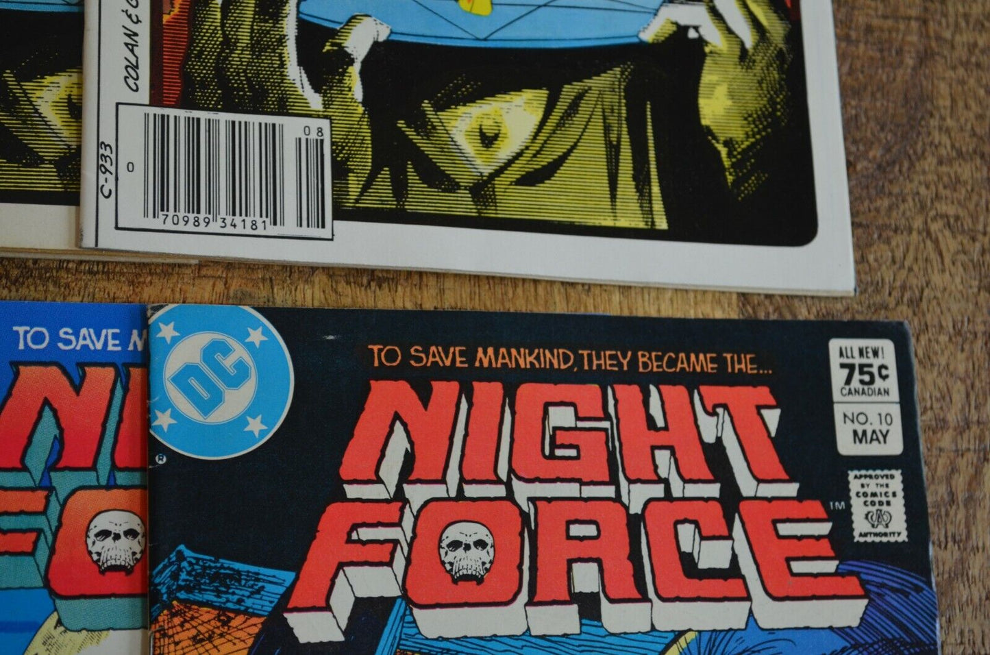 Night Force 1 2 3 10 DC Comics 1982-1983 Lot of 10 includes Duplicates