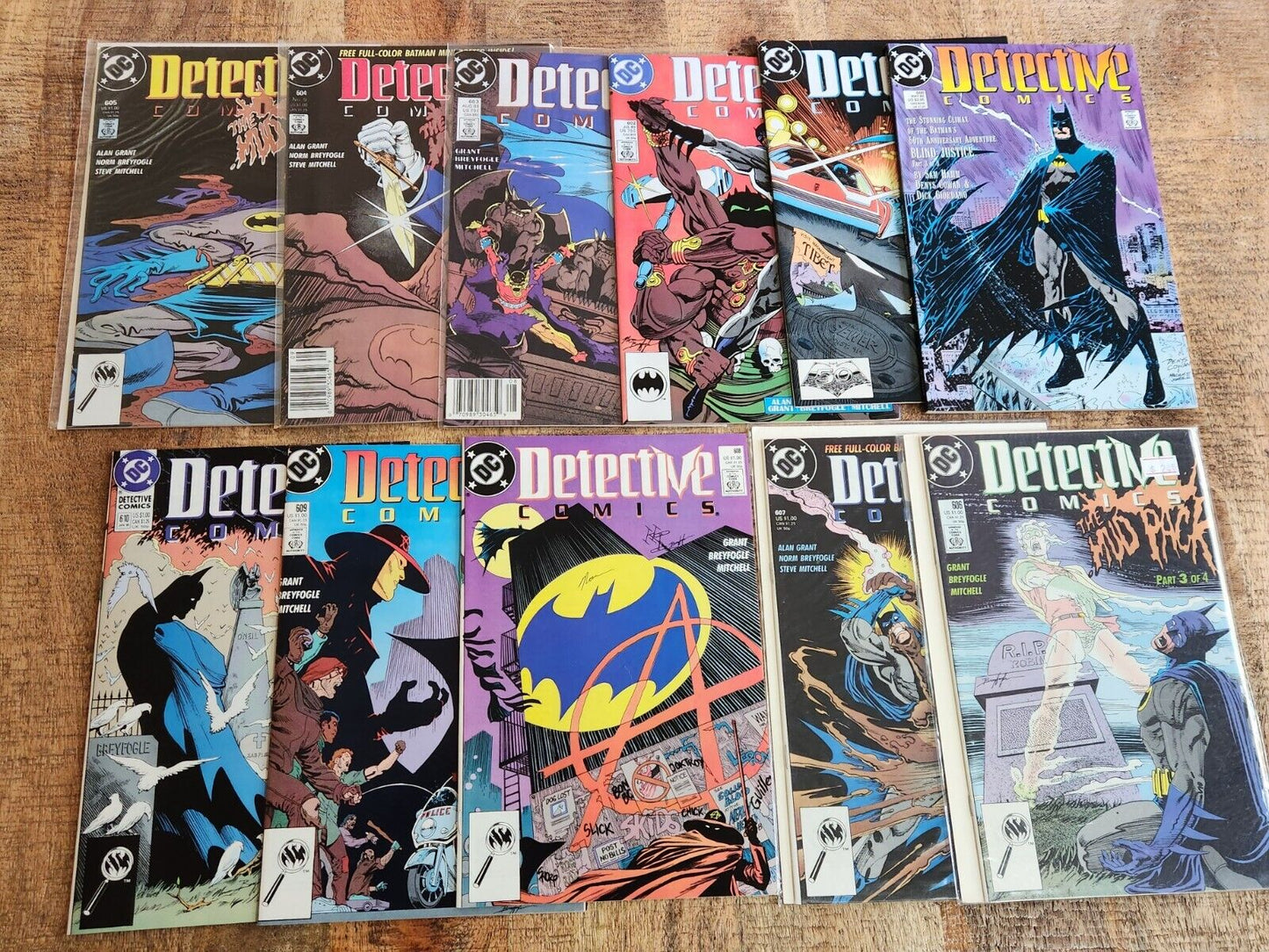 Detective Comics # 600 601 602 603 604 605 606-610 DC Comics Lot NM Batman