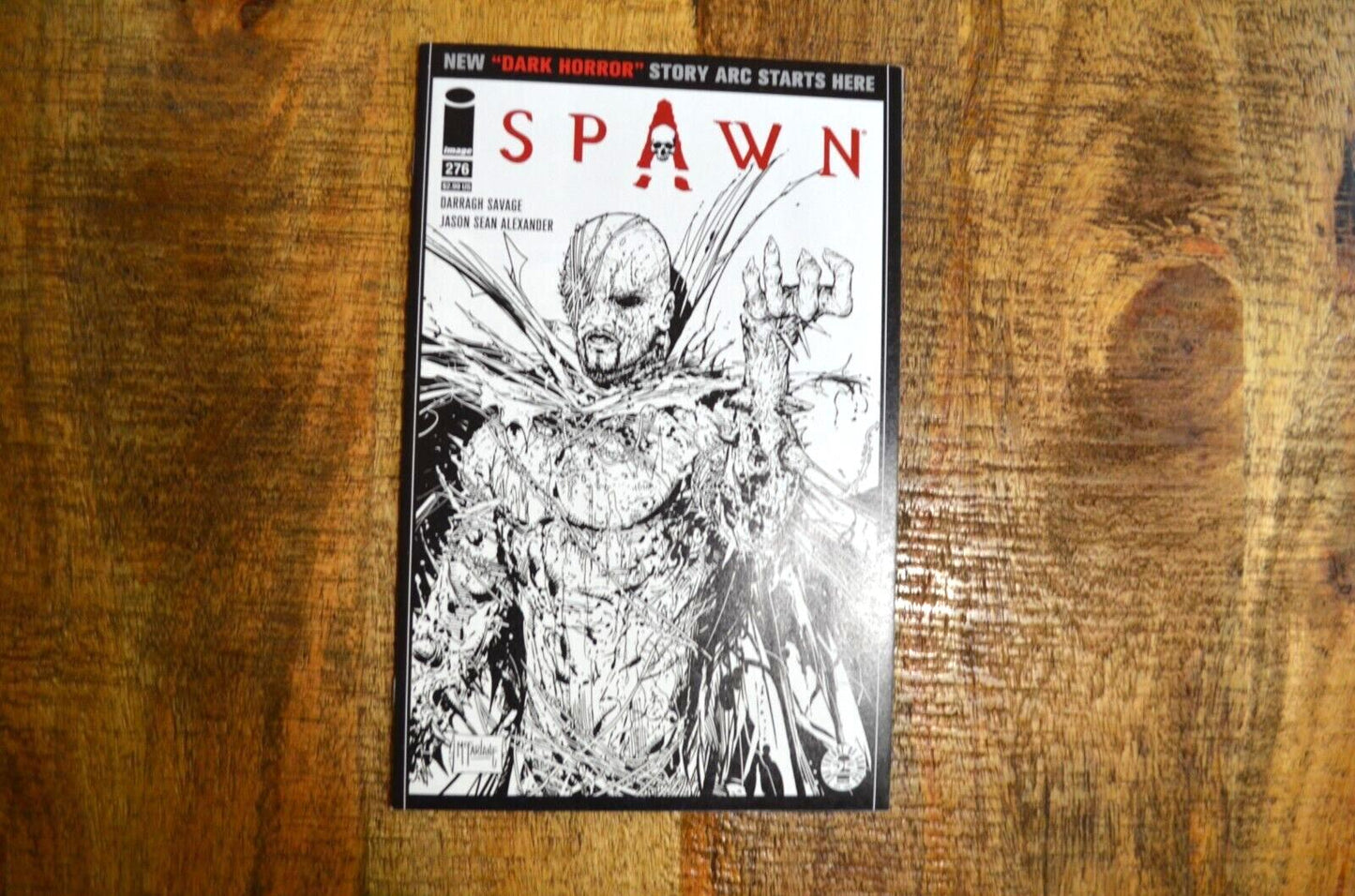 Spawn #276 McFarlane Black & White Cover Variant Dark Horror Pt 1 Image Comic NM