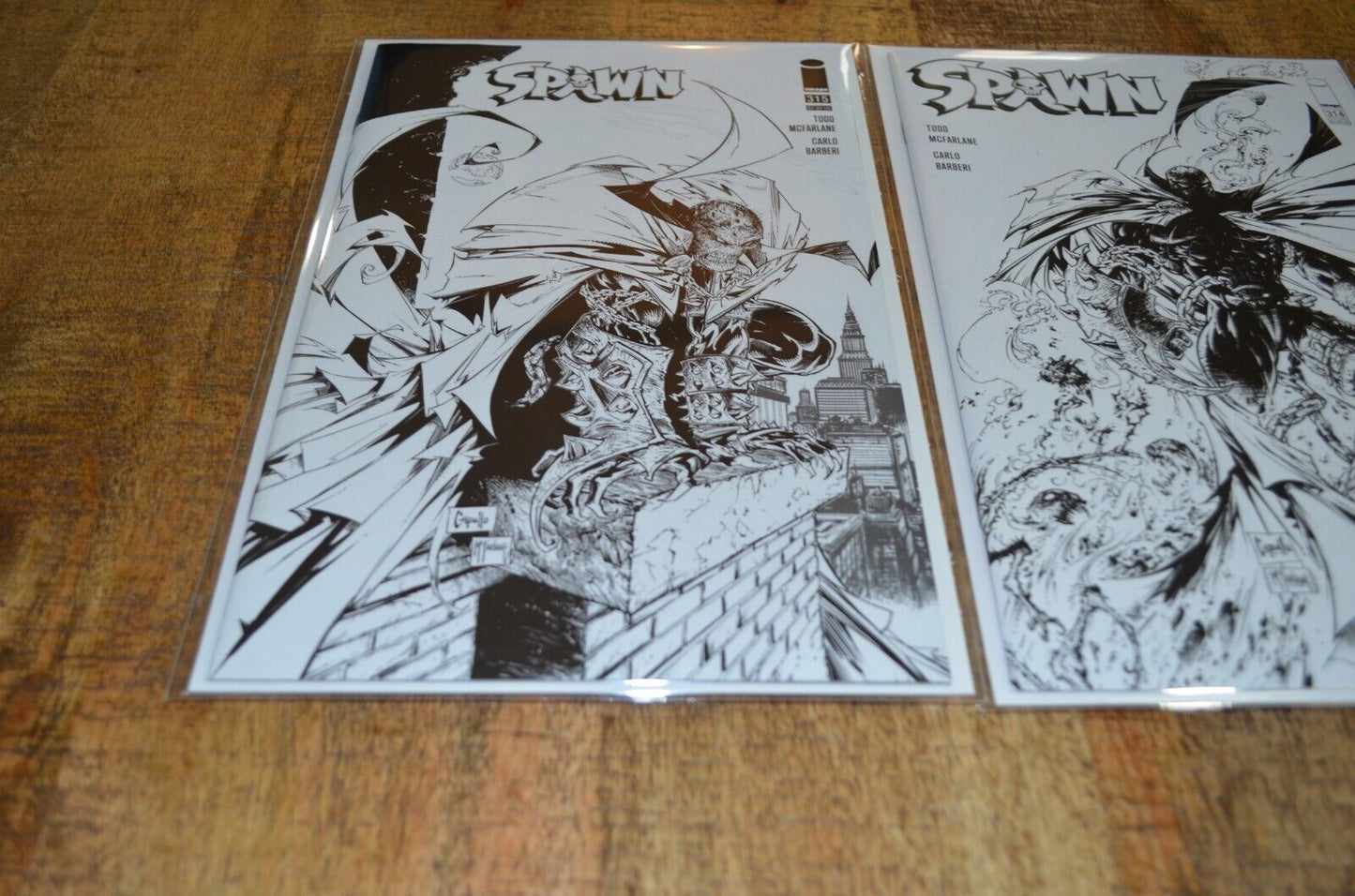 Spawn #314 315 Sketch Variant Cover Image Comics Lot of 2 NM