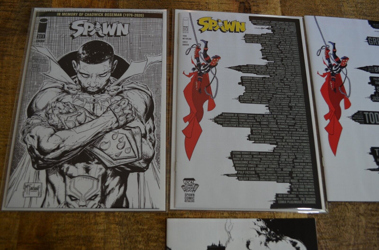 Spawn #311 312 313 Sketch Variant & #312 1st Print Image Comics Lot of 4 NM-