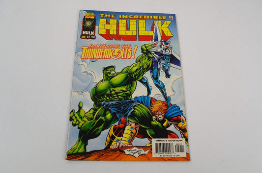 Incredible Hulk #449 Marvel 1997 1st App Thunderbolts VF Comic Book Key