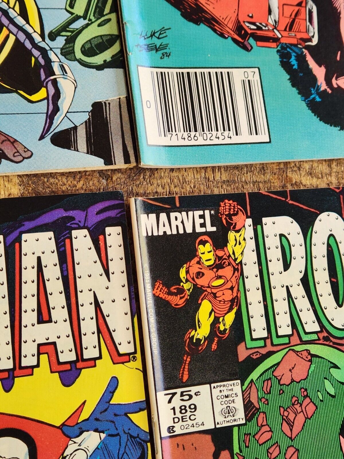 Iron Man #180-189 Canadian Price Variants w 1 Newsstand Marvel Comic Book Lot VF