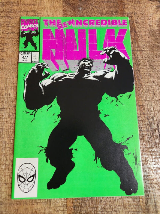 Incredible Hulk #377 January 1991 Marvel Comic Book NM- 9.2 I Shrunk The Hulk