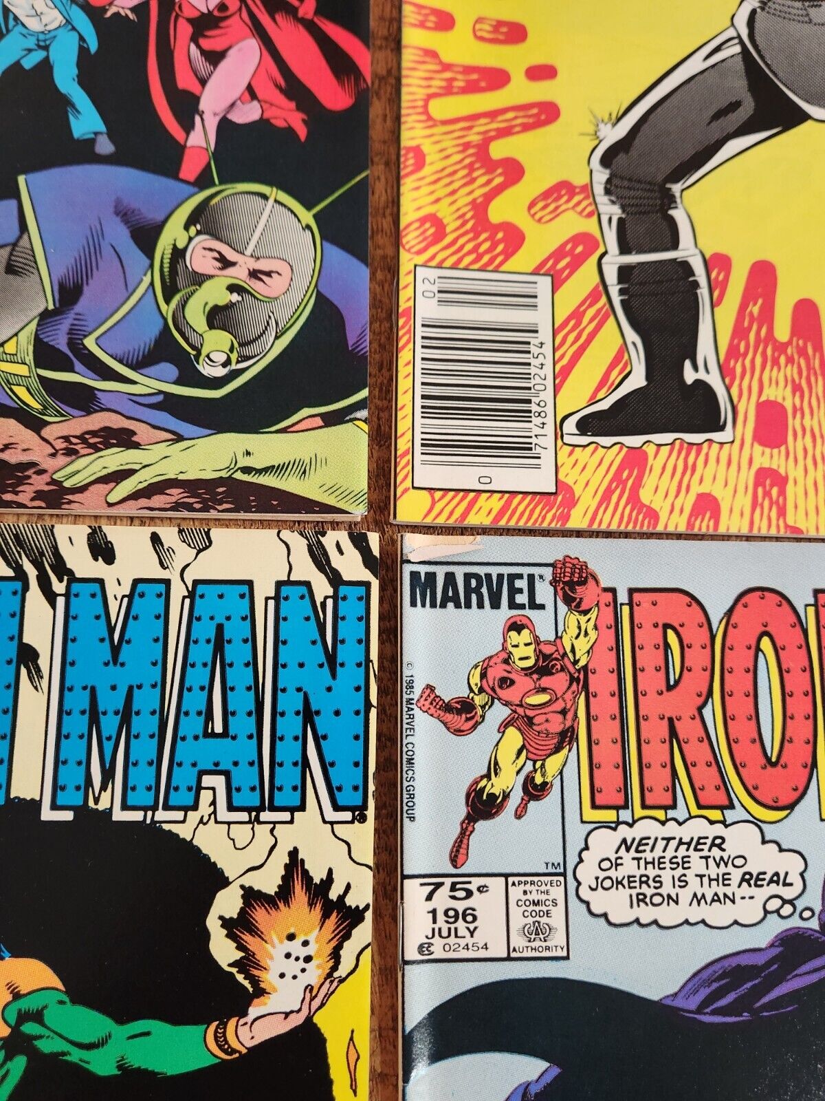 Iron Man #190-199 Incl some Canadian Price Variants Marvel Comic Book Lot VF