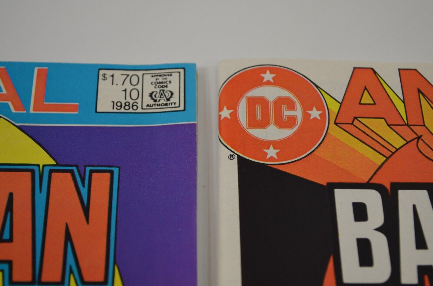 Batman Annual 9 10 (DC Comics) 1985 1986 Comic Book Lot CPV Canadian Newsstand