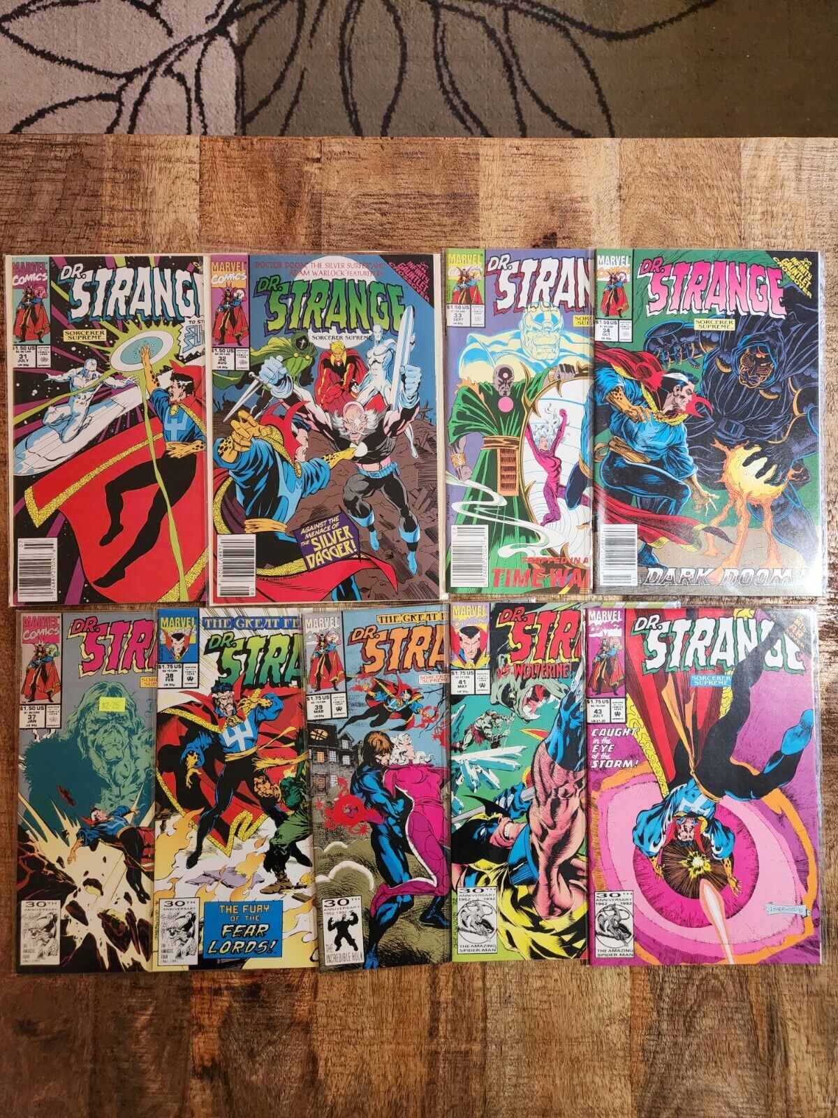 Doctor Strange #31 32 33 34 37 38 39 41 43 Marvel Comics Lot VF Silver Surfer Ap