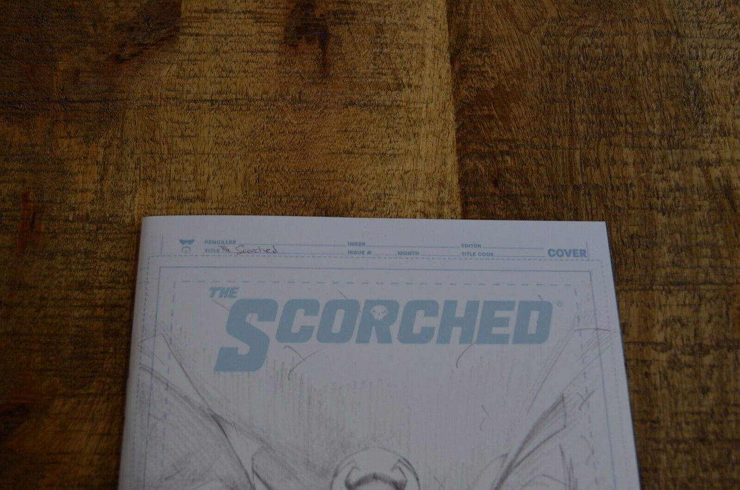 Spawn The Scorched Capullo 1:50 Sketch Variant Cover Image Comics Jan 2022 NM