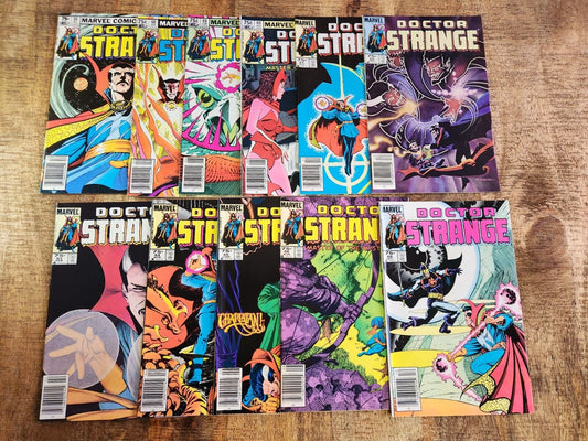 Doctor Strange #56 58-65 66 68 Canadian Price Variant Marvel Comic Book Lot VF