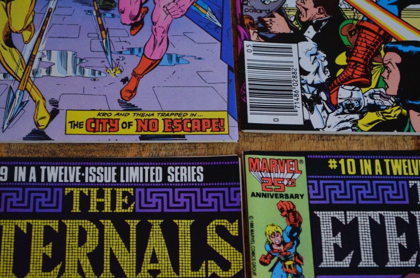 Eternals 7 8 9 10 (1986) Canadian Newsstand Marvel Comic Book Lot CPV NM 9.2