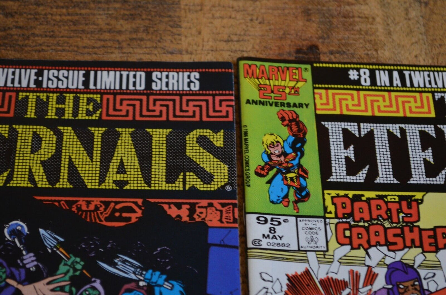 Eternals 7 8 9 10 (1986) Canadian Newsstand Marvel Comic Book Lot CPV NM 9.2