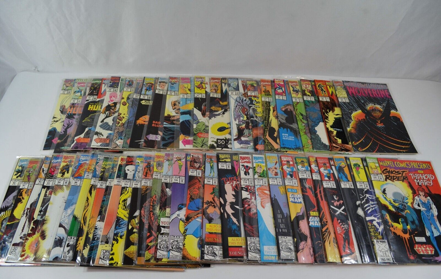Marvel Comics Presents 56-59 61-71 85-116 123-125 LOT Wolverine Ghost Rider NM-
