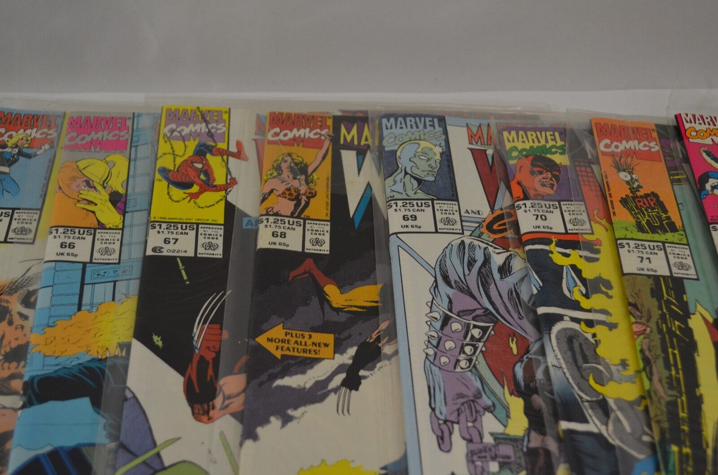Marvel Comics Presents 56-59 61-71 85-116 123-125 LOT Wolverine Ghost Rider NM-