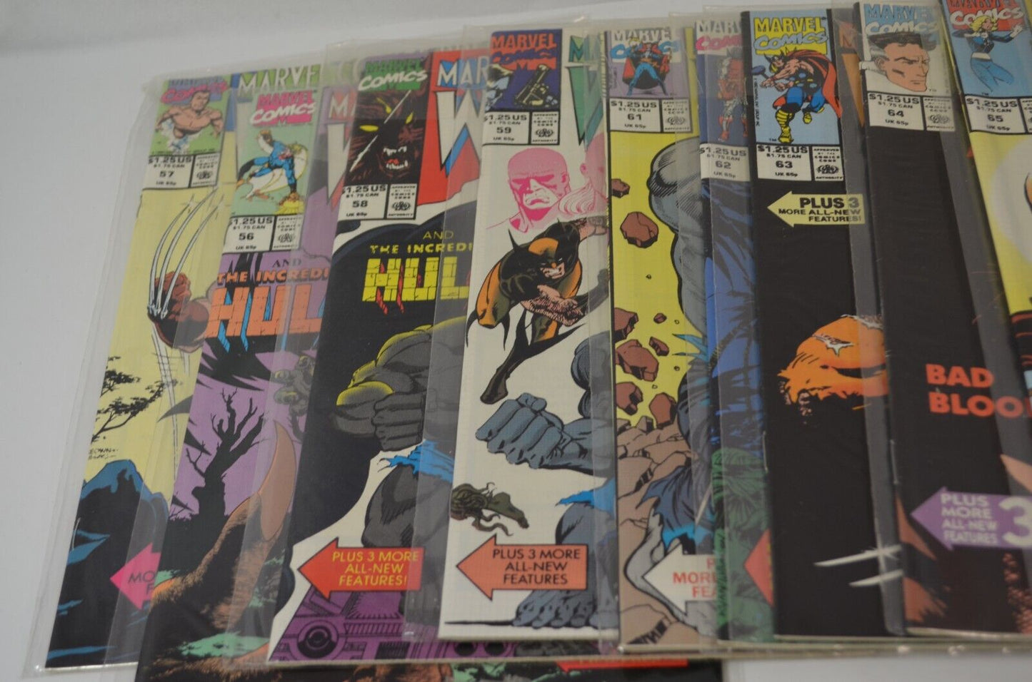 Marvel Comics Presents 56-59 61-71 85-116 123-125 LOT Wolverine Ghost Rider NM-