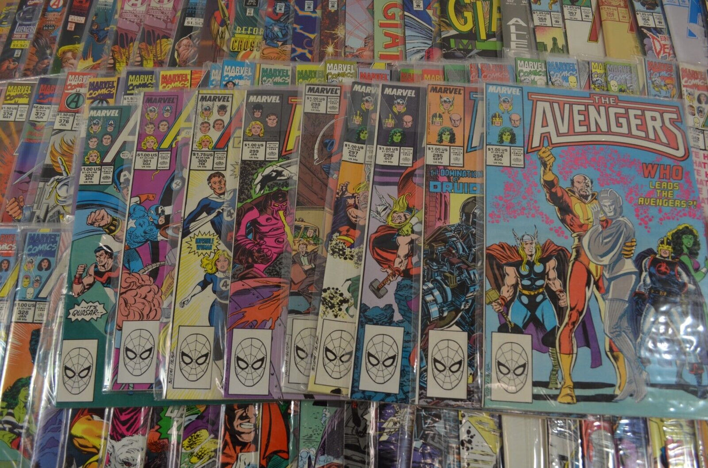 Avengers 294-323 325-332 334-375 380-385 389-402 Marvel Comic Lot VF+/NM-