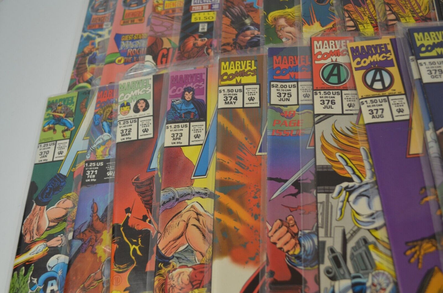 Avengers 294-323 325-332 334-375 380-385 389-402 Marvel Comic Lot VF+/NM-