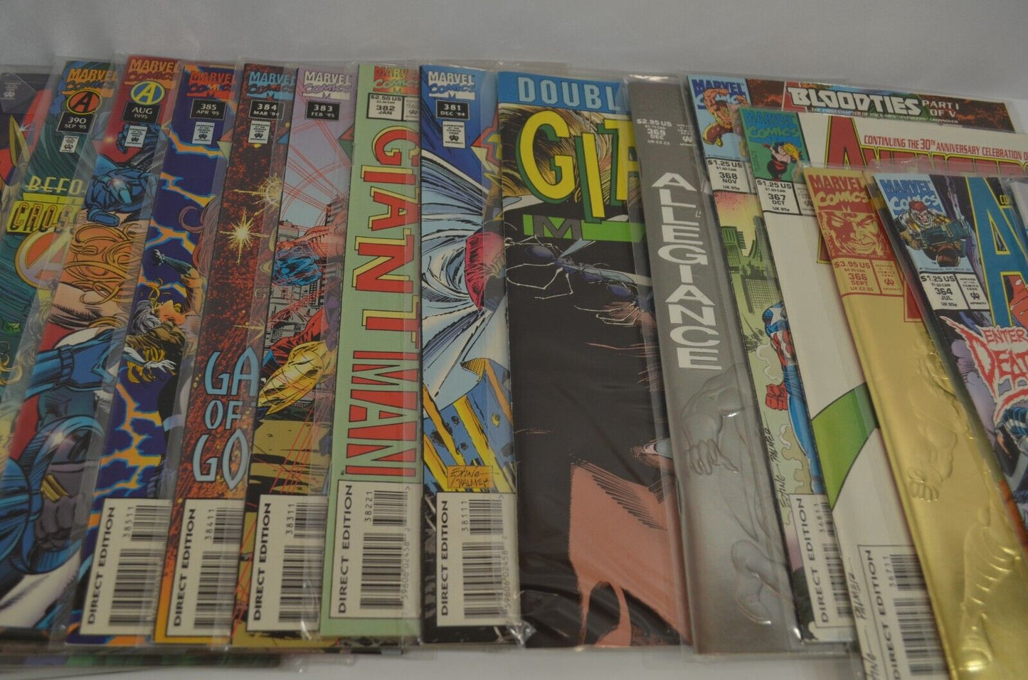 Avengers 294-323 325-332 334-375 380-385 389-402 Marvel Comic Lot VF+/NM-