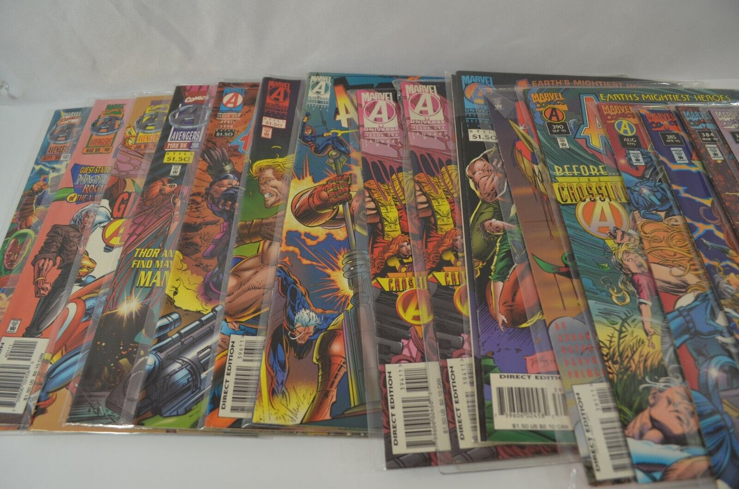 Avengers 294-323 325-332 334-375 380-385 389-402 Marvel Comic Lot VF+/NM-