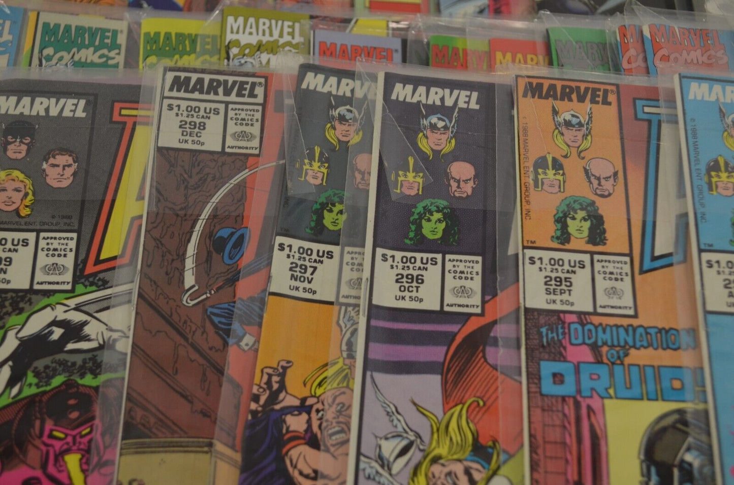 Avengers 294-323 325-332 334-375 380-385 389-402 Marvel Comic Lot VF+/NM-