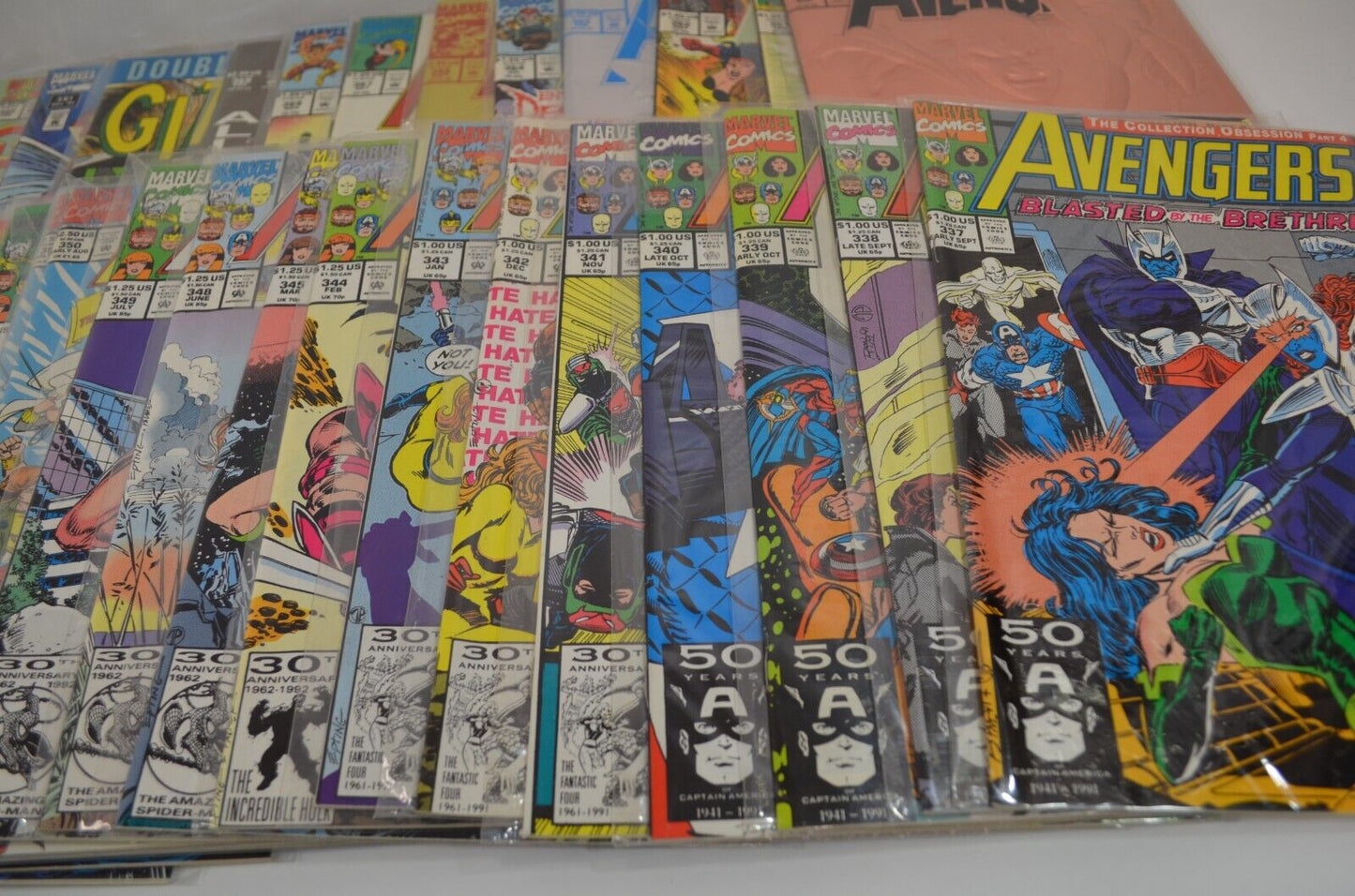 Avengers 294-323 325-332 334-375 380-385 389-402 Marvel Comic Lot VF+/NM-